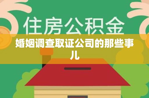 邵武婚姻调查取证公司的那些事儿