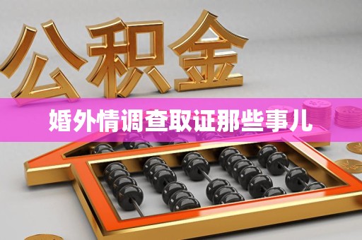 邵武婚外情调查取证那些事儿