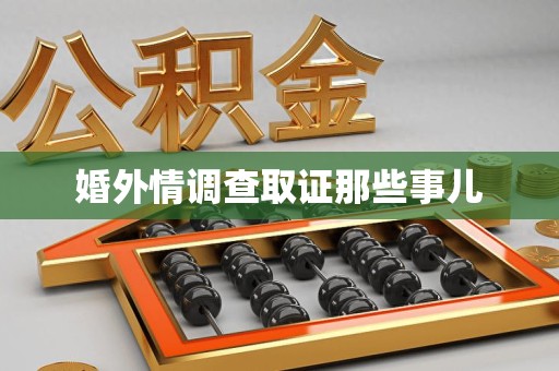 邵武婚外情调查取证那些事儿