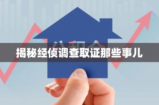 邵武揭秘经侦调查取证那些事儿